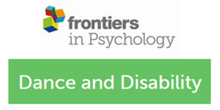 Logo frontiers in Psychology. Dance and Disability.